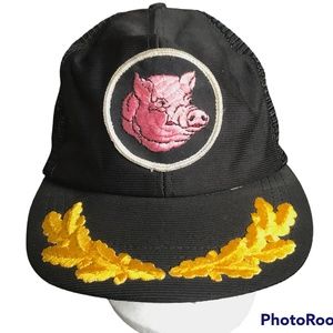 Vintage UNISEX, Pig Snapback Baseball Cap/Hat